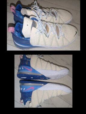Mens Size 12 * Nike - LeBron  Los Angeles 18 By Day - DB8148-200 Athletic Shoes